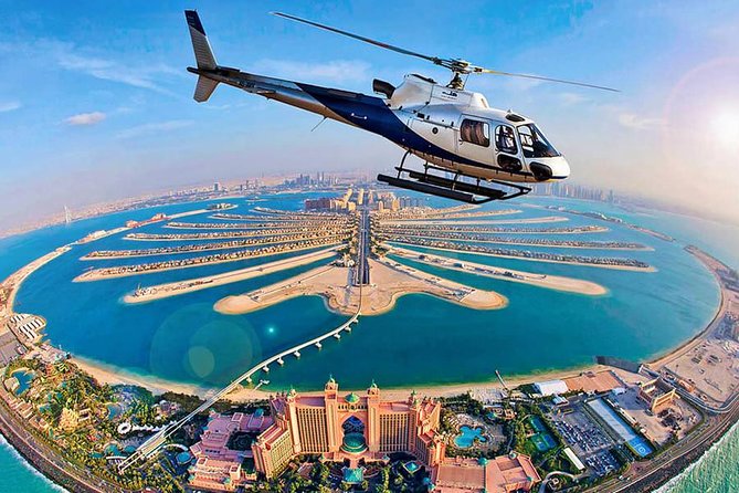Dubai: Palm Jumeirah Üzerinde 17 Dakikalık Helikopter Uçuşu